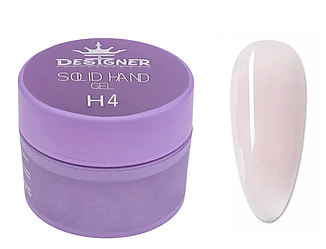 Гель для нарощування Designer Solid Hand Gel H4, 15 мл (пудровий)