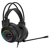 Навушники ігрові XTRIKE ME Gaming RGB HP-318, чорні, фото 2
