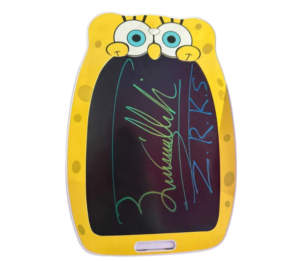 Планшет детский цветной LCD для рисования 8852 Sponge Bob
