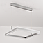 Підвісна світлодіодна Led люстра квадратна STELLA-100W-S-GREY/WHITE, фото 3