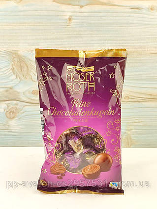 Шоколадні цукерки праліне Moser Roth Praline 150 г (Німеччина)