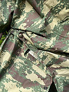 Маскувальний плащ-намет, турецький камуфляж, водовідштовхувальний плащ для військових, плащ намет армійський, Військовий дощовик, фото 4