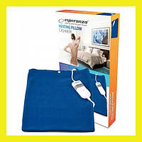 Електрогрілка подушка з регулятором температури Esperanza електрична грілка для спини шиї ніг тіла поясниці