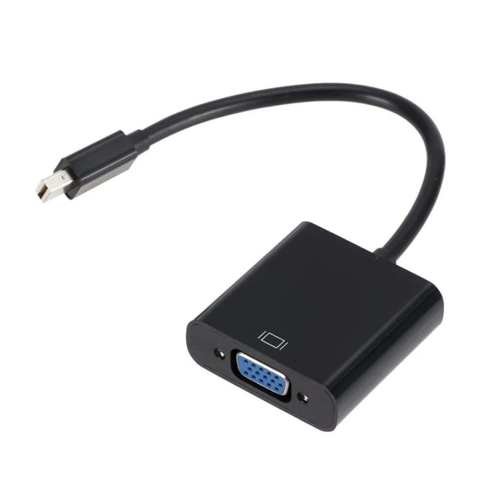 Адаптер-перетворювач Mini Display Port (Thunderbolt) - VGA - (чорний)