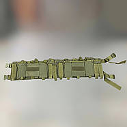 Варбелт з 20 підсумками (варбелт) Yakeda, Олива, тактичний бойовий пояс із системою Моллі, розгрузка поясна, фото 3