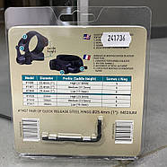 Кріплення для прицілу KONUS STEEL-QR – швидкознімні кільця 25.4 мм, високі, на планку Пікатінні/Вівера, фото 2