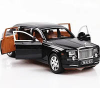 Модель автомобиля Rolls Royce Phantom 1:24. Звук + световые эффекты. Металлическая инерционная машинка Роллс