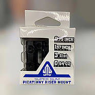 Компенсатор висоти UTG UNIVERSAL Leapers. Weaver/Picatinny. L 40мм. H 19 мм, фото 6