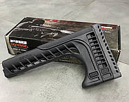 Приклад FAB Defense SSR-25 з регульованою щокою та потиличником для AR15. Колір чорний (fx-ssr25), фото 2