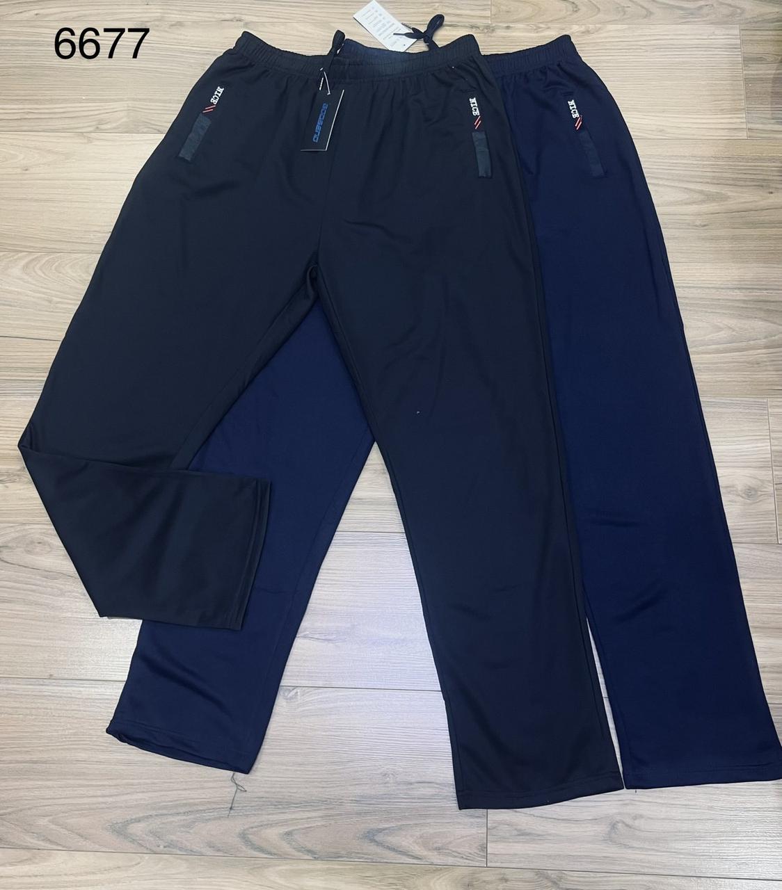 Чоловічі спортивні штани прямі №6677 р.3XL-7XL (56-64)