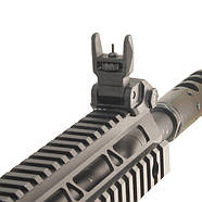 Мушка та цілик низькі, DLG TACTICAL (DLG-166), колір Чорний, знімні на Picatinny, відкидні, фото 8