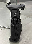 Рукоятка перенесення вогню передня DLG TACTICAL (DLG-047-beige), колір Койот, складана, установка на M-LOK., фото 3