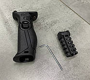 Рукоятка перенесення вогню передня DLG TACTICAL (DLG-047-beige), колір Койот, складана, установка на M-LOK., фото 6