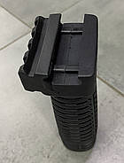 Рукоятка передня DLG TACTICAL (DLG-115-black), колір Чорний, з відсіком, з планкою Пікатінні, рукоятка перенесення вогню, фото 4