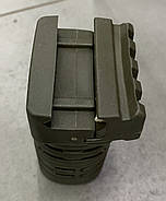 Рукоятка передня коротка DLG TACTICAL (DLG-117-green), колір Олива, з відсіком, з планкою Пікатінні, фото 3