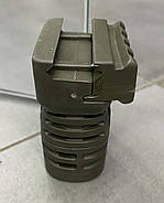 Рукоятка передня коротка DLG TACTICAL (DLG-117-green), колір Олива, з відсіком, з планкою Пікатінні, фото 6