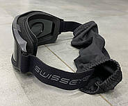 Маска балістична Swiss Eye F-Tac, Чорна, Лінзи: прозорі, помаранчеві, затемнені, тактичні окуляри (18826), фото 3