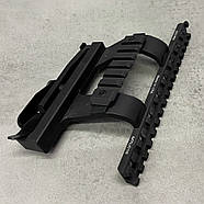 Бічний кронштейн на ластівчин хвіст для АК Leapers UTG PRO  (MTU016) зі швидкознімним кріпленням, 2 планки Пікатінні, фото 3