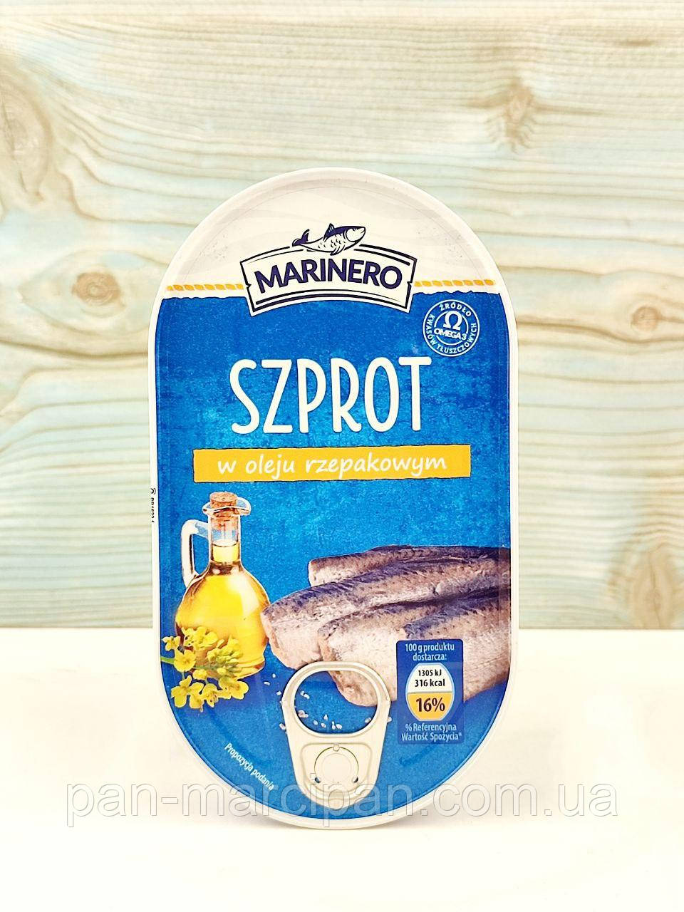 Шпроти в ріпаковій олії Marinero Szprot 170g (Польща)