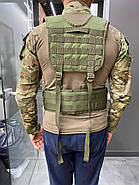 РПС із системою Моллі, колір Олива, WINTAC, жилет розвантажувальний, ремінно-плечова розвантажувальна система для військових, фото 3
