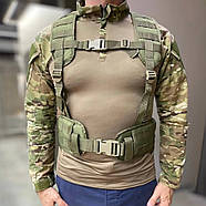РПС із системою Моллі, колір Олива, WINTAC, жилет розвантажувальний, ремінно-плечова розвантажувальна система для військових, фото 4