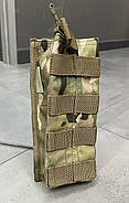 Підсумок під 2 магазини РКК (РПК) з системою Моллі, Мультикам, WINTAC,Cordura 1000D, чохол під ріжок, підсумок тактичний під ріжок, фото 4