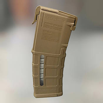 Магазин для AR15 Magpul Койот із вікном на 30 п. PMAG 30 GEN M3 AR/M4 5.56x45mm / .223 Remington (MAG556-Coyote)