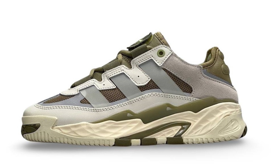 Кросівки жіночі та підліткові Adidas Niteball PRM Beige Olive, фото 1