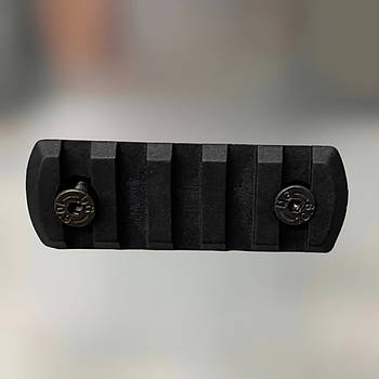 Планка Picatinny для кріплення на M-LOK, Чорна, DLG TACTICAL (DLG-110-black) 5 Slots, планка Пікатінні для M-LOK