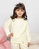 Піжама дитяча домашня махрова кофта зі штанами Крем, фото 4
