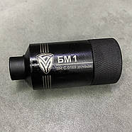 Полум'ягасник БМ1 5.56 / .223, різьба – 1/2"×28, полум'ягасник AR-15, фото 4