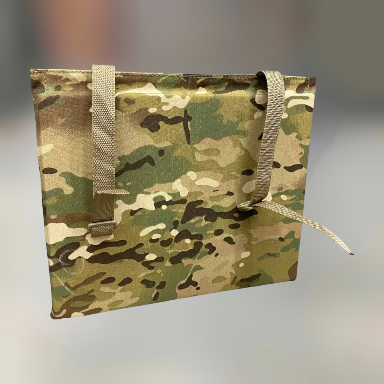 Сидушка (каремат) одинарна, Cordura 1000D, Мультикам, WINTAC, 350 мм х 300 мм х 20 мм, шлейки для кріплення, фото 1