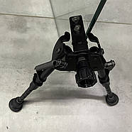 Сошки Harris Bipod S-BRM-MLOK, 152-229 мм, шарнірна база, підпружинені ніжки з гумовими наконечниками, фото 9