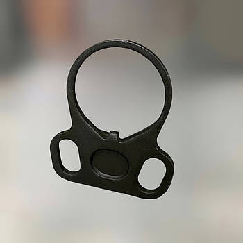 База під антабку Ergo Double Loop, на трубу AR15, кільце з двома петлями, колір Чорний