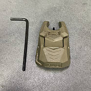 Мушка складана FAB Defense FBS на планку Picatinny, колір Койот, фото 3