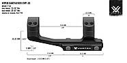 Кріплення для прицілу: моноблок Vortex Pro 30mm Extended Viper Cantilever mount (CVP-30), суцільне на Пікатінні, фото 9