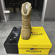 Берці зимові Belleville KHYBER TR550WPINS, розмір 10/43, колір Койот, теплі, стандарт армії США, фото 3