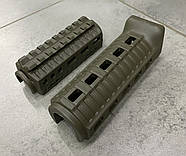 Цівка на АКСУ DLG TACTICAL (DLG-122-green) полімерна, колір Олива, планка picatinny з кріпленням M-LOK Олива, фото 3