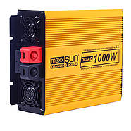 Інвертор 1000/2000W, чиста синусоїда, зарядка. MEXXSUN YX-1000W, 12В/220В, перетворювач напруги, фото 5