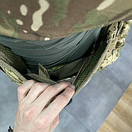 Плитоноска з підсумками та напашником, подвійне швидке скидання, з камербандами, Український Піксель, MOLLE, Cordura 1000D Мультикам, фото 4