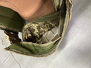 Плитоноска з підсумками та напашником, подвійне швидке скидання, з камербандами, Український Піксель, MOLLE, Cordura 1000D Мультикам, фото 8