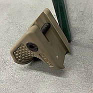 Упор DLG TACTICAL (DLG-151-beige) з гніздом для QD антабки, колір Койот, упор на цівку на планку Пікатінні, фото 5