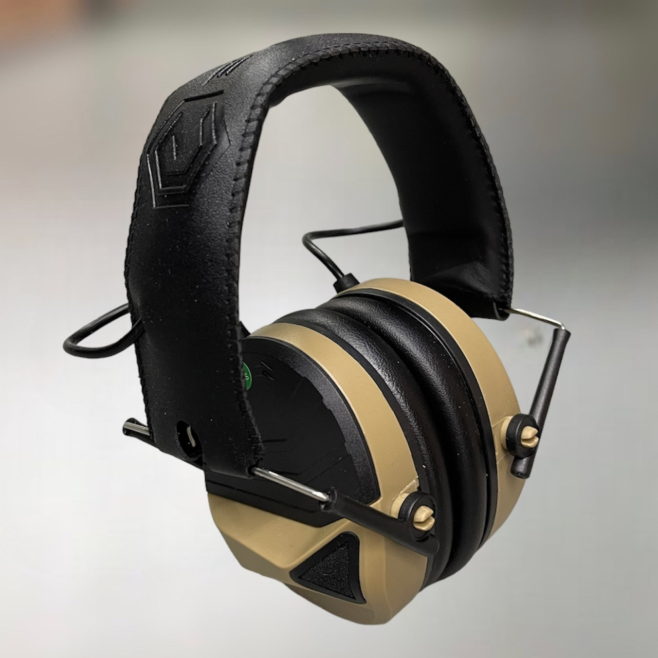 Навушники тактичні Earmor M30, активні, NRR 24, колір – Койот, активні навушники військові, фото 1