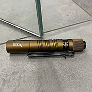 Ліхтар Olight I3T EOS Desert Tan, 60 м, 180 лм, IPX8, надкомпактний ліхтарик ручний, фото 6