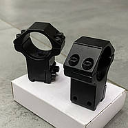 Кільця Beeman FTMA012, 25.4 мм, High, на 11 мм "Ластівчин хвіст", фото 4