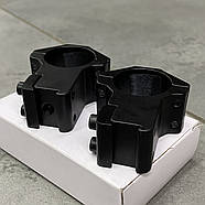 Кільця Beeman FTMA012, 25.4 мм, High, на 11 мм "Ластівчин хвіст", фото 5