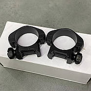 Кільця Hawke Precision Steel, 30 мм, Low, на Weaver / Picatinny (23005), фото 5
