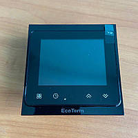 Програмуючий терморегулятор EcoTerm з Wi-Fi чорний