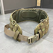 Пояс розвантажувальний широкий із Моллі, Мультикам, WINTAC, Cordura 1000D, варбелт, тактичний бойовий пояс із Моллі, фото 5
