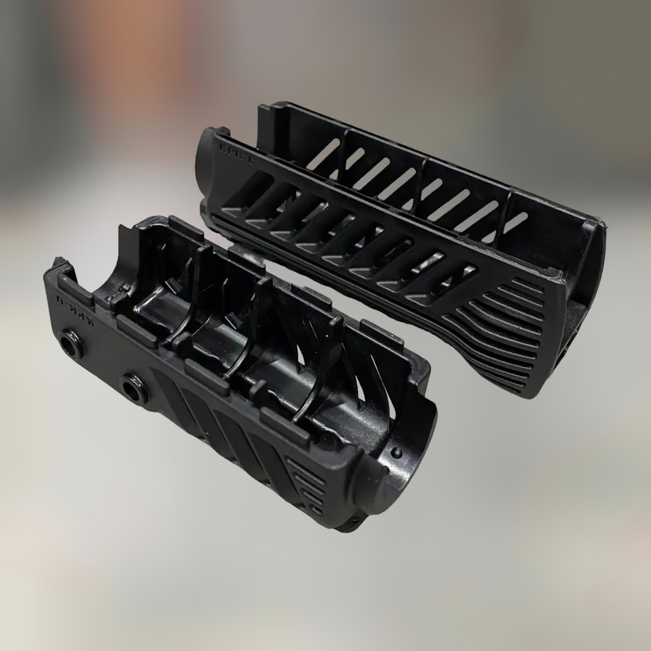 Цівка FAB Defense KPR полімерна для на АКС-74У. 4 планки Picatinny. Колір - Чорний. (KPRB), фото 1